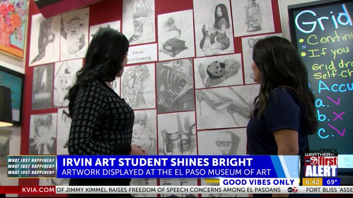 Good Vibes Only: Local teen’s art displayed at the El Paso Museum of Art