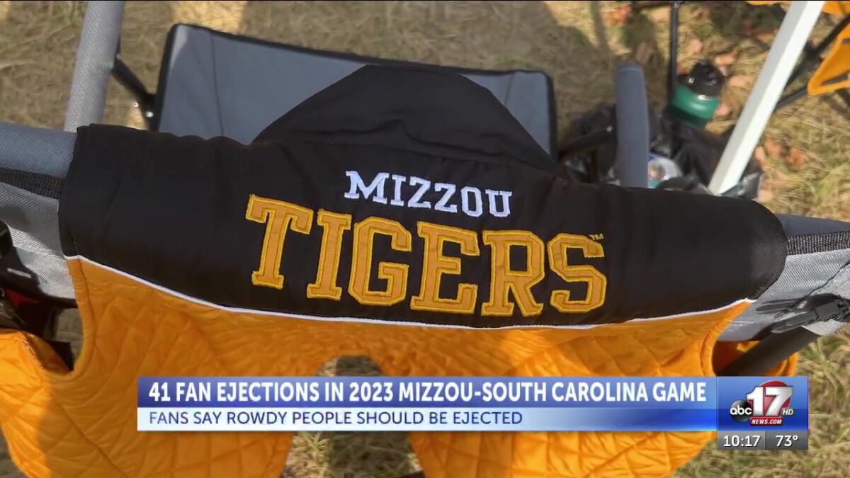 Fans react to ejections during Mizzou football games as Mizzou faces South Carolina Saturday