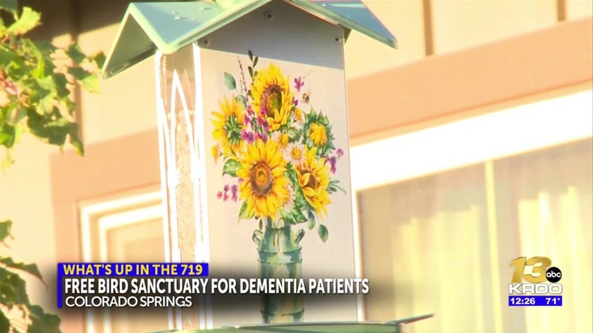 Memory care facility gets bird sanctuary donation dedicated to former resident