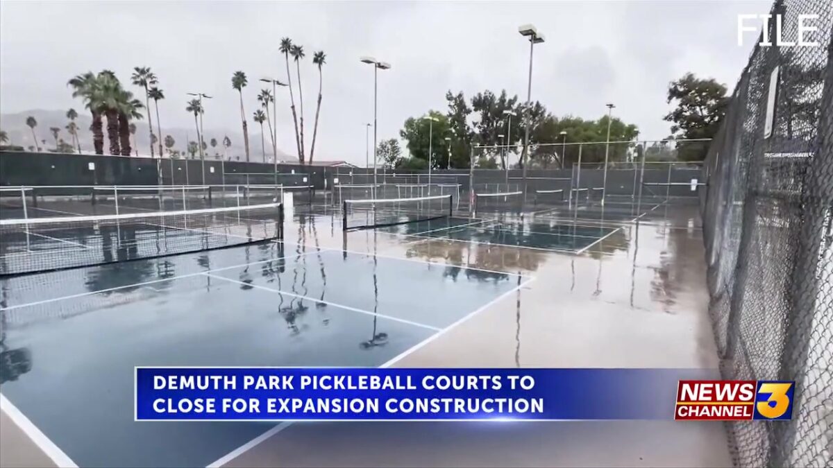 Palm Springs to close Demuth Park pickleball courts for expansion project