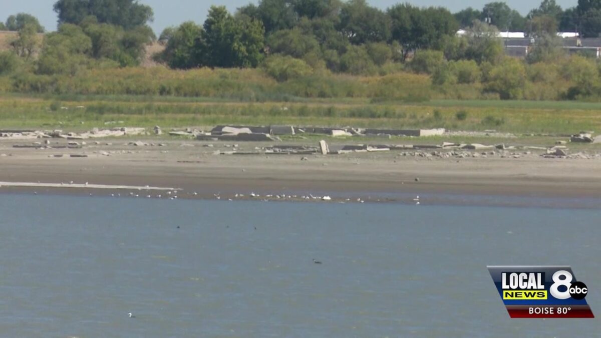 American Falls Reservoir is at 3% full and falling