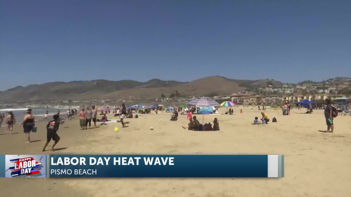 Central Coast Beaches Crowded For Labor Day 2025