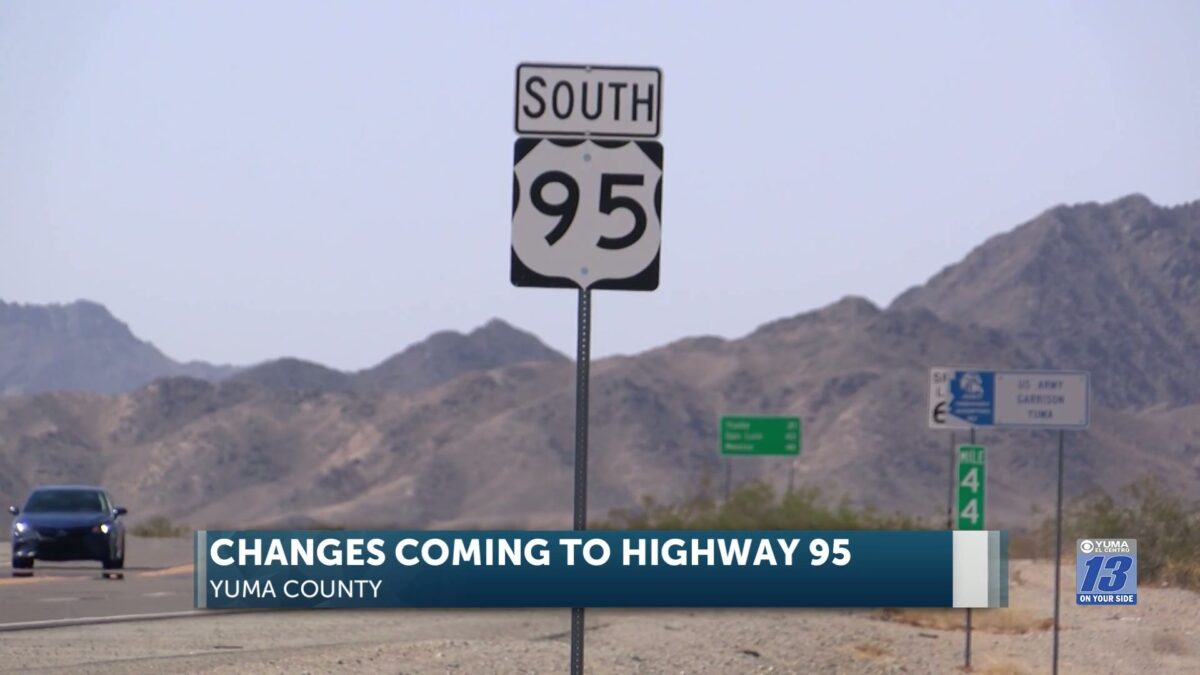 Changes coming to Highway 95 in the upcoming year