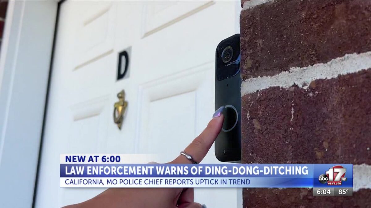 California police chief warns of dangers of ding dong ditching