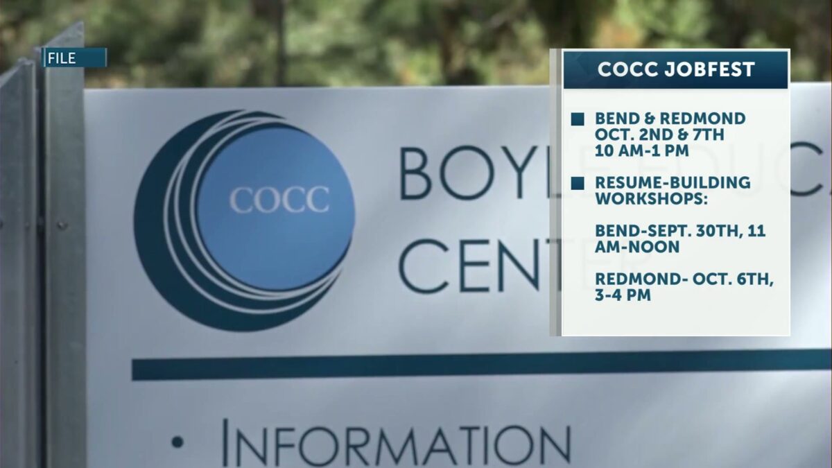 Central Oregon Community College to host ‘Jobfest’ events