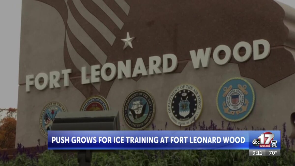 Kehoe joins push for ICE training at Fort Leonard Wood