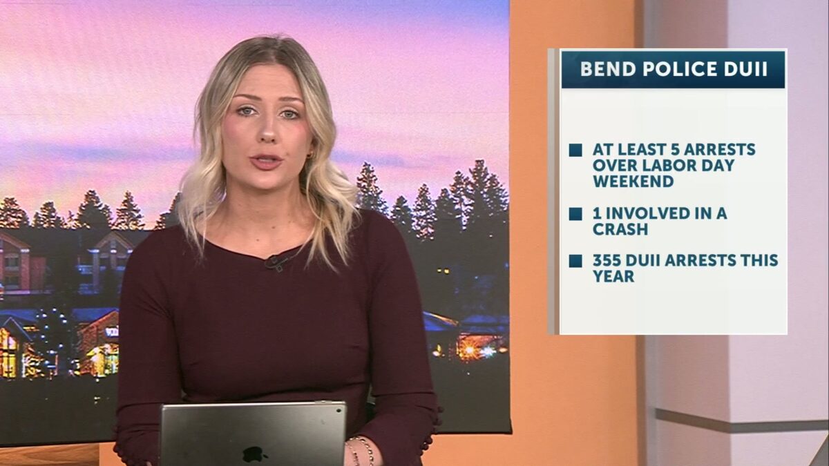 Bend Police Department releases Labor Day Weekend DUII arrest numbers