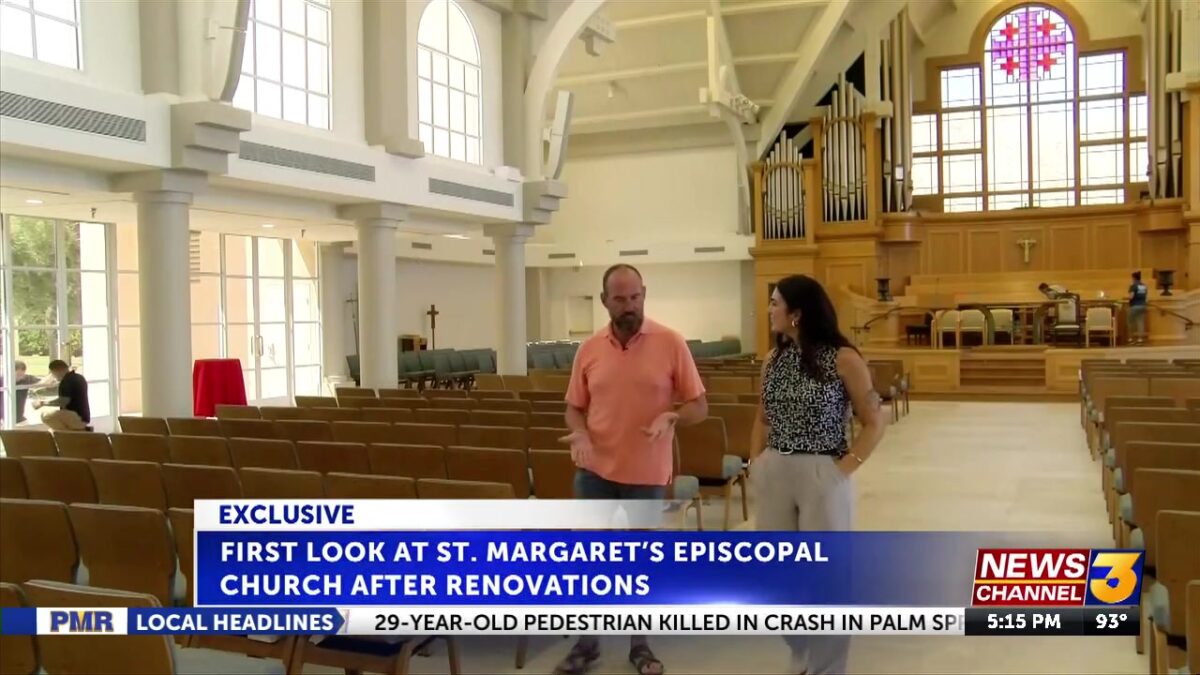 EXCLUSIVE: First look at St. Margaret’s Episcopal Church after months-long renovation