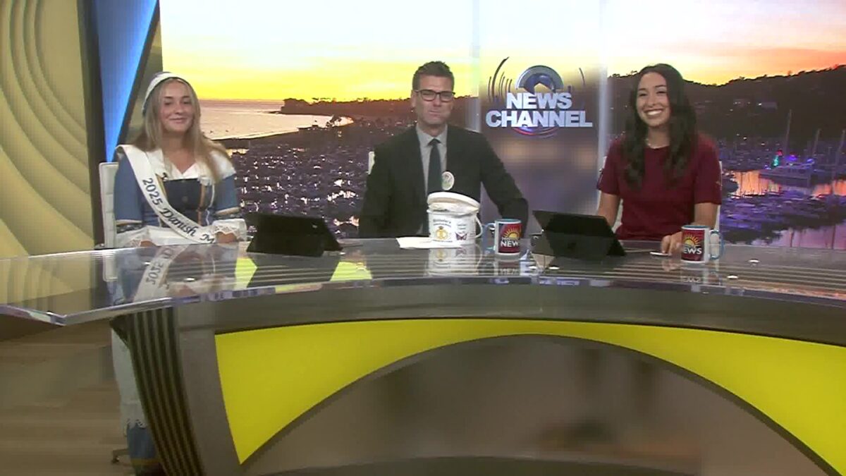 2025 Solvang Danish Maid Joins Your Morning News