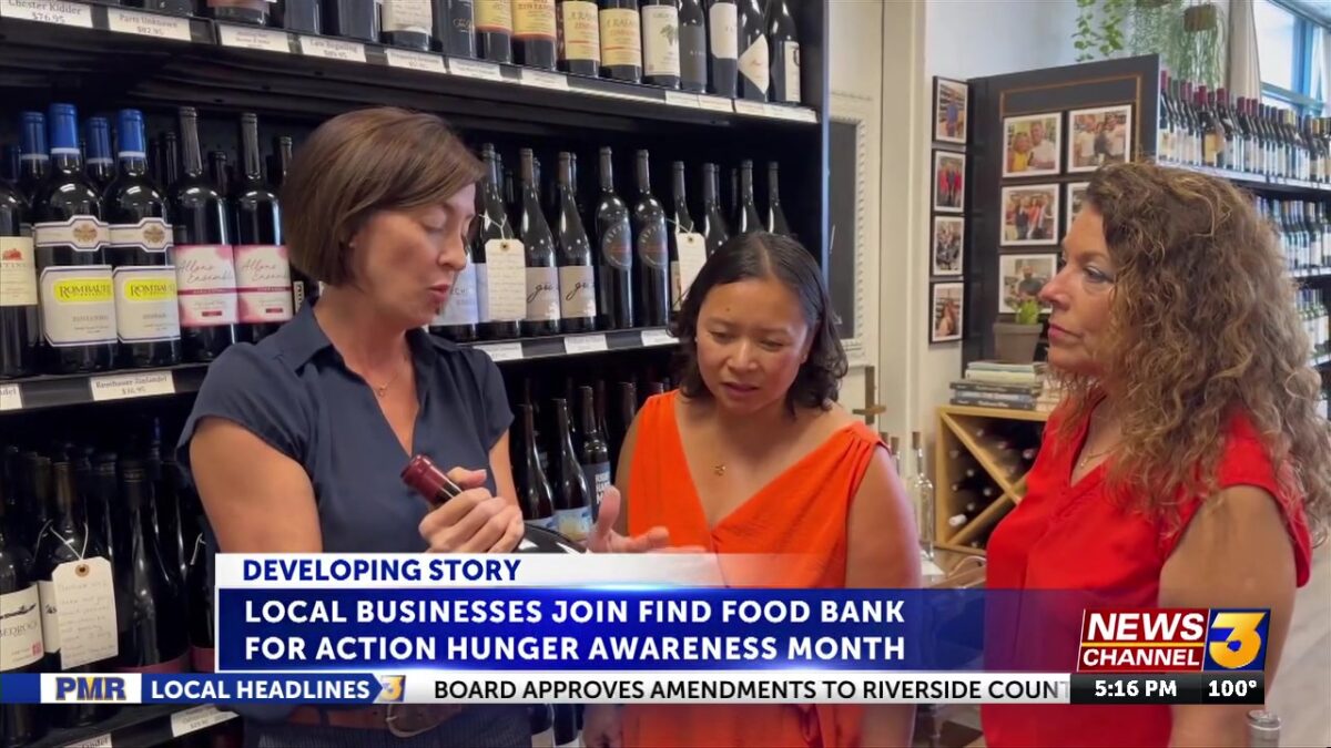 Local businesses join FIND Food Bank for Action Hunger Awareness Month