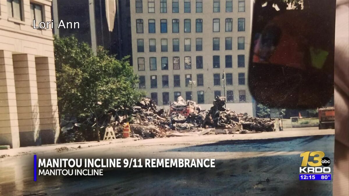 24 years later: A moment of silence at dawn on top of the Manitou Incline on 9/11