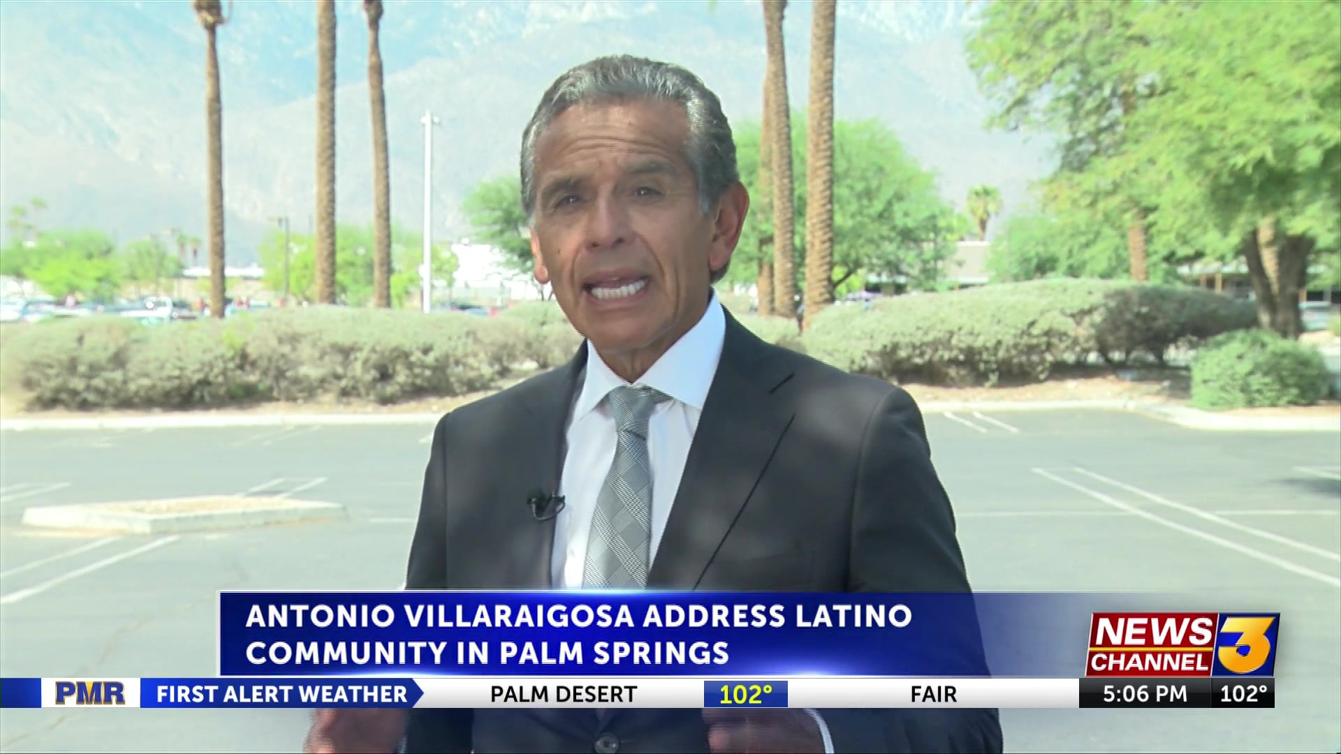 Former L.A. Mayor Antonio Villaraigosa Brings Gubernatorial Campaign to Palm Springs