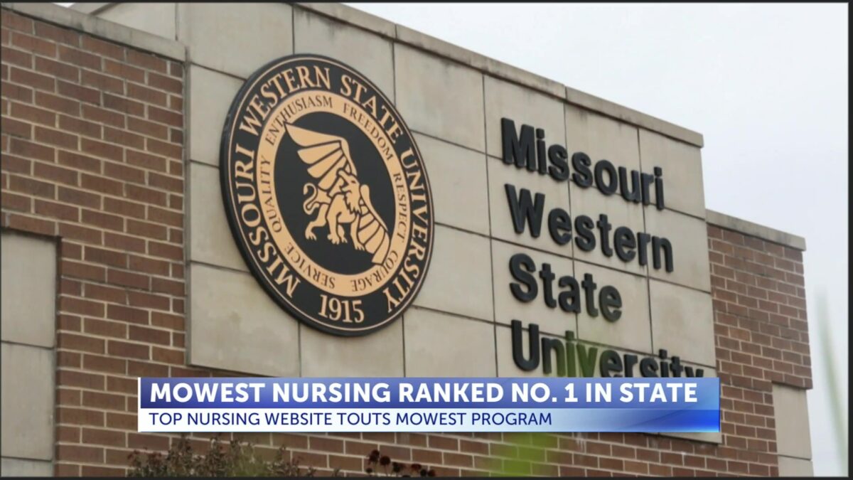 MoWest nursing ranked No. 1 program in the state of Missouri by top nursing website