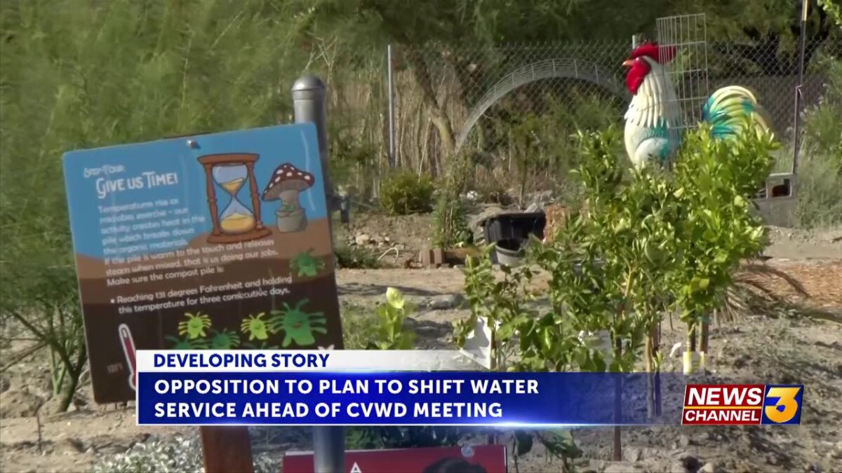 Resident counters proposed plan to shift water service ahead of CVWD meeting