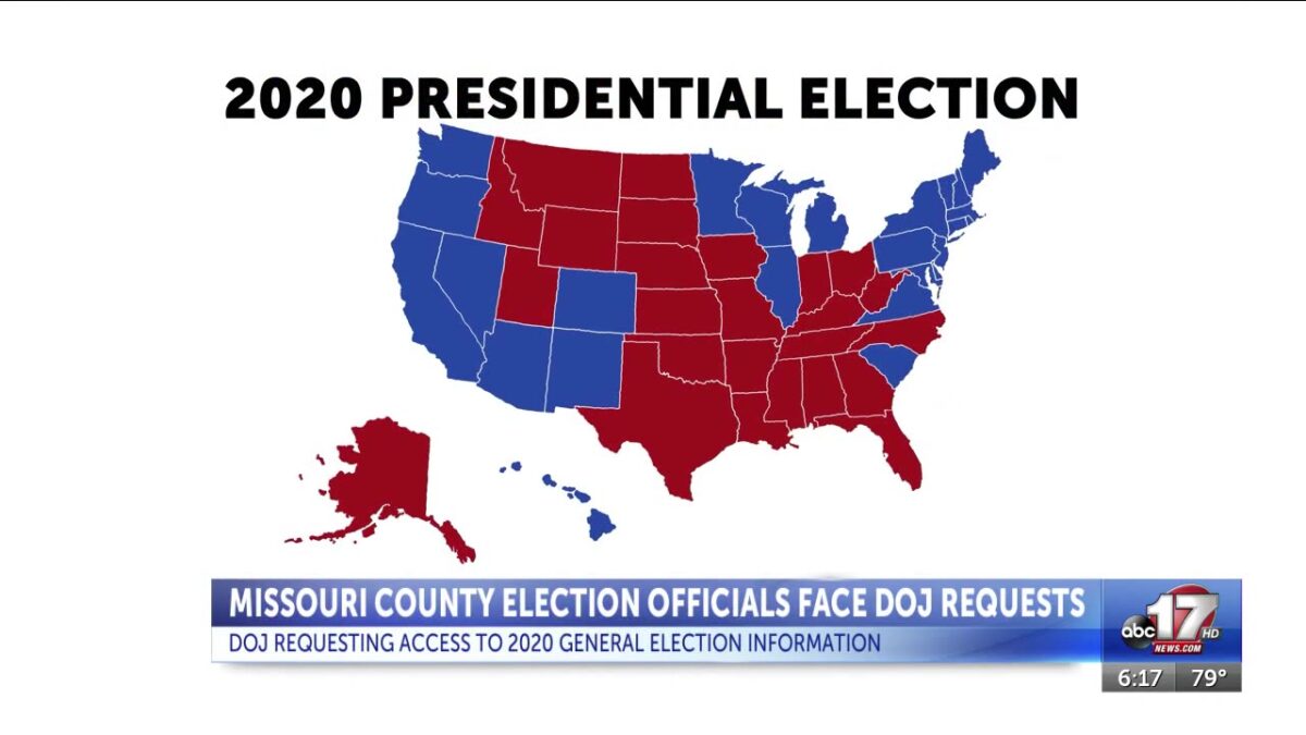 Missouri county election officials face DOJ request for 2020 election results