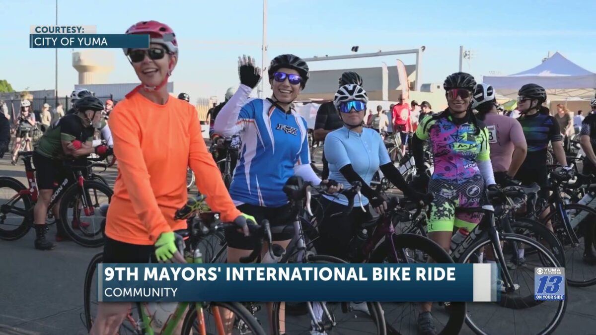 Pedal across Yuma County during the 9th Mayors’ International Bike Ride!