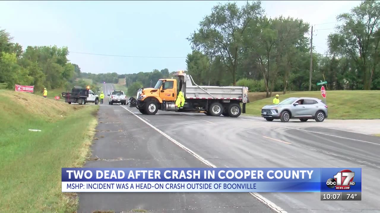 2 Boonville men killed in head-on crash in Cooper County
