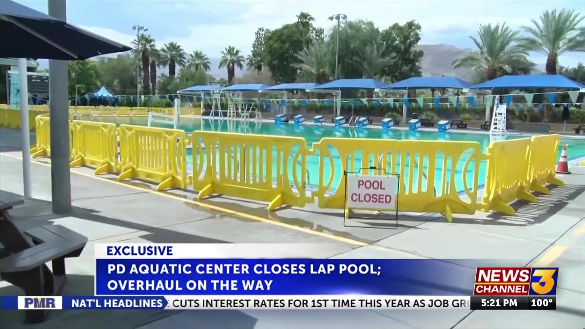 Palm Desert Aquatic Center to temporarily close lap pool amid equipment failures