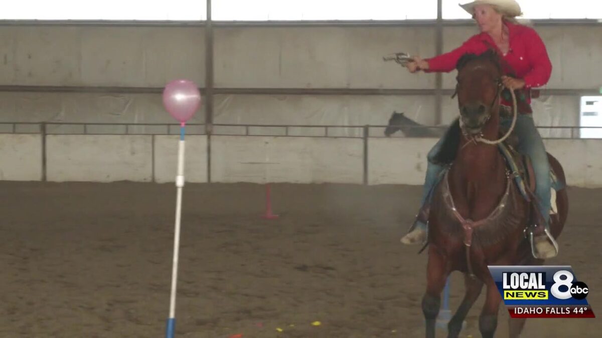 The Wild West in Action: Mounted Shooting gallops into Rigby Saturday