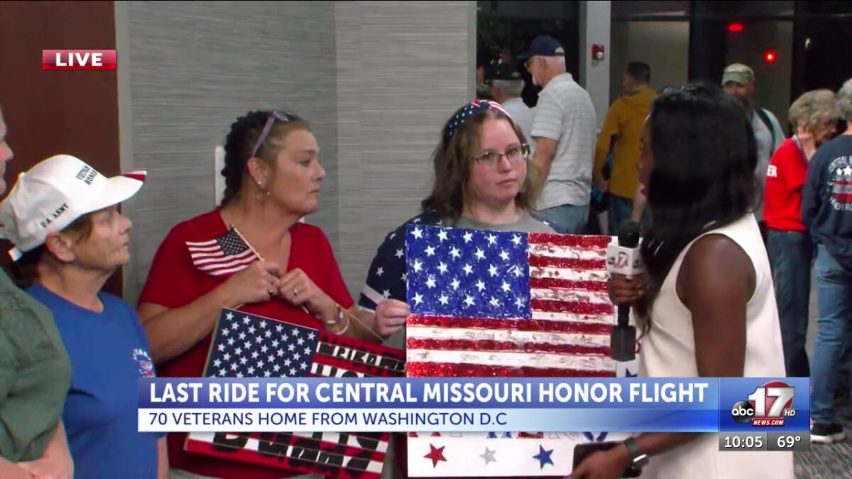 Central Missouri Honor Flight’s last ride held Monday