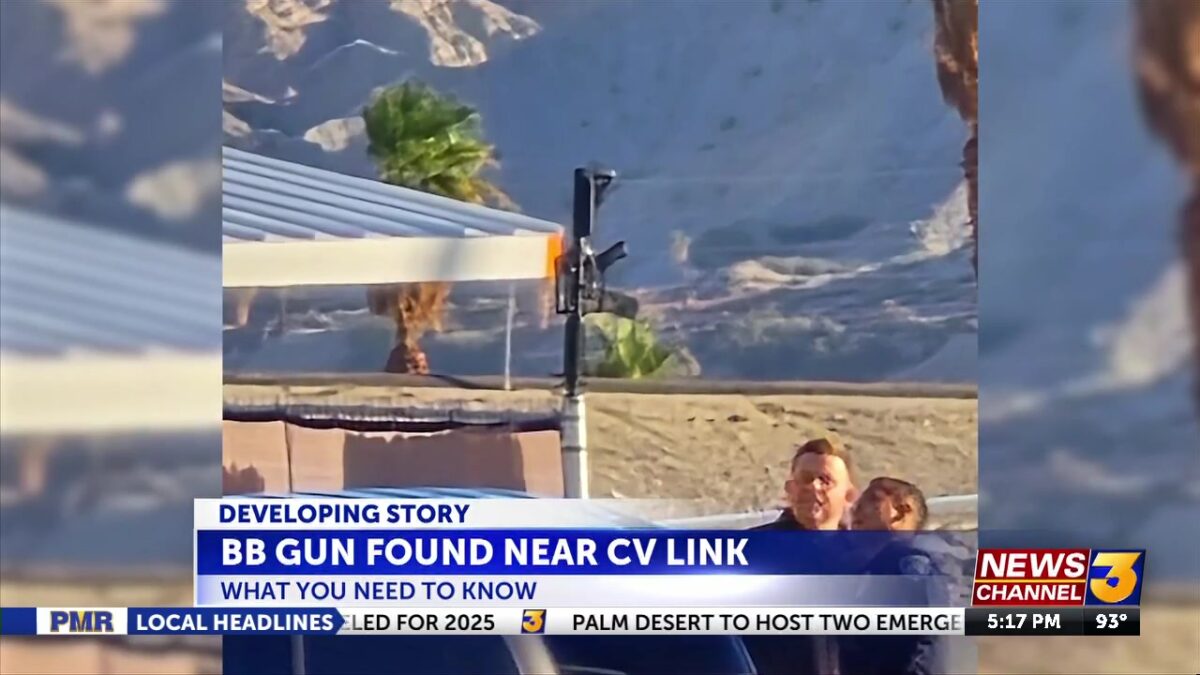 BB Gun discovered near CV Link in Indio prompts safety warning