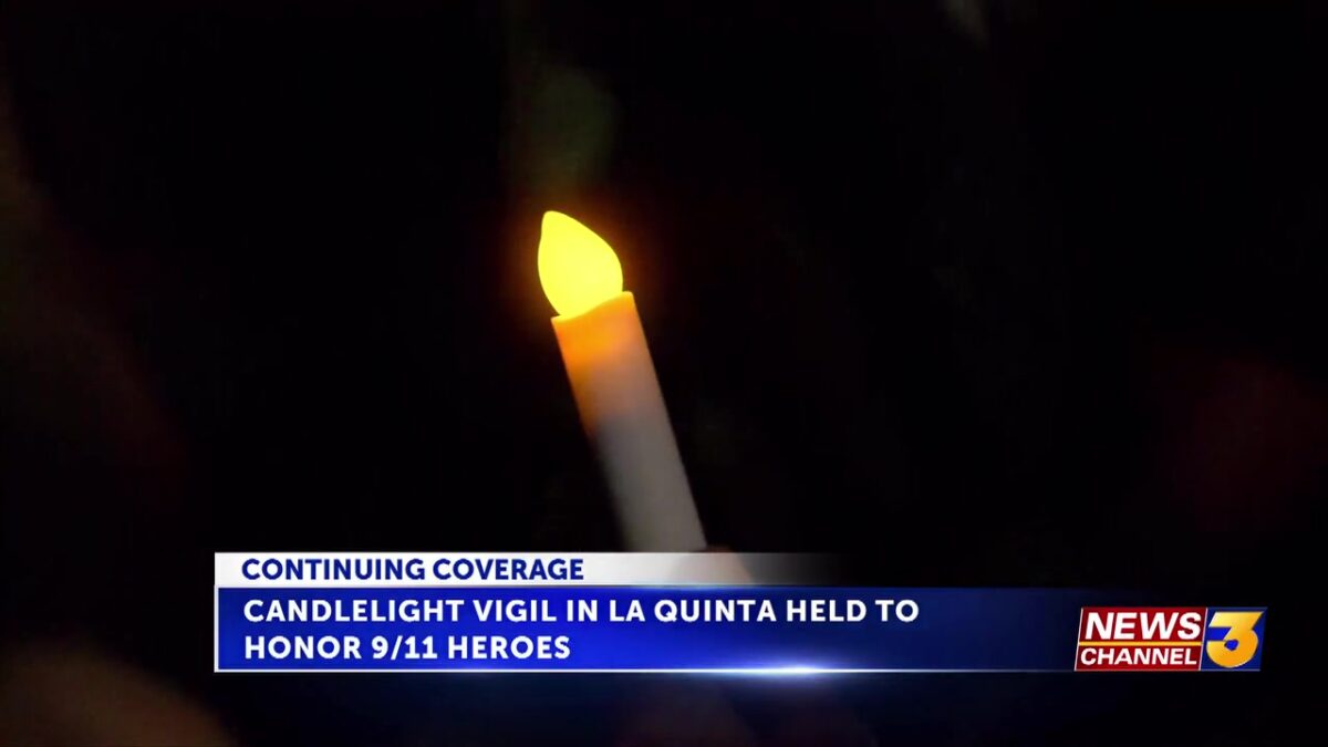 Candlelight vigil in La Quinta honors 9/11 victims and heroes