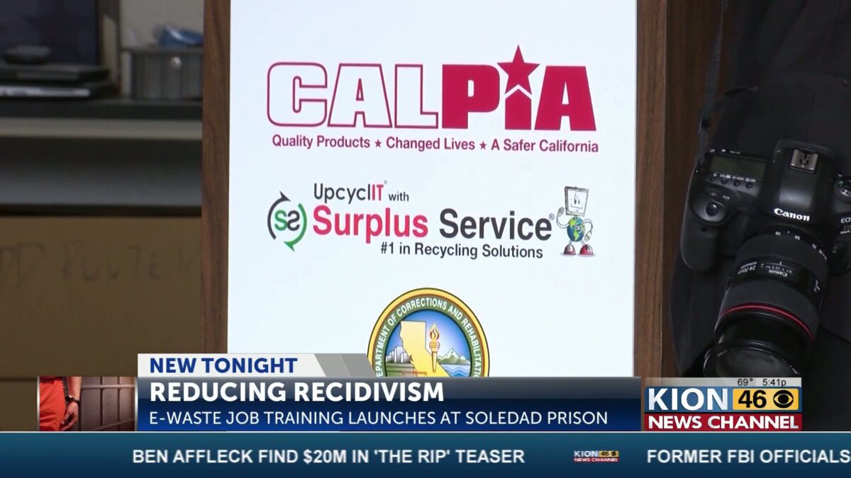 CalPIA offers career opportunities for incarcerated people in Soledad’s Correctional Training Facility