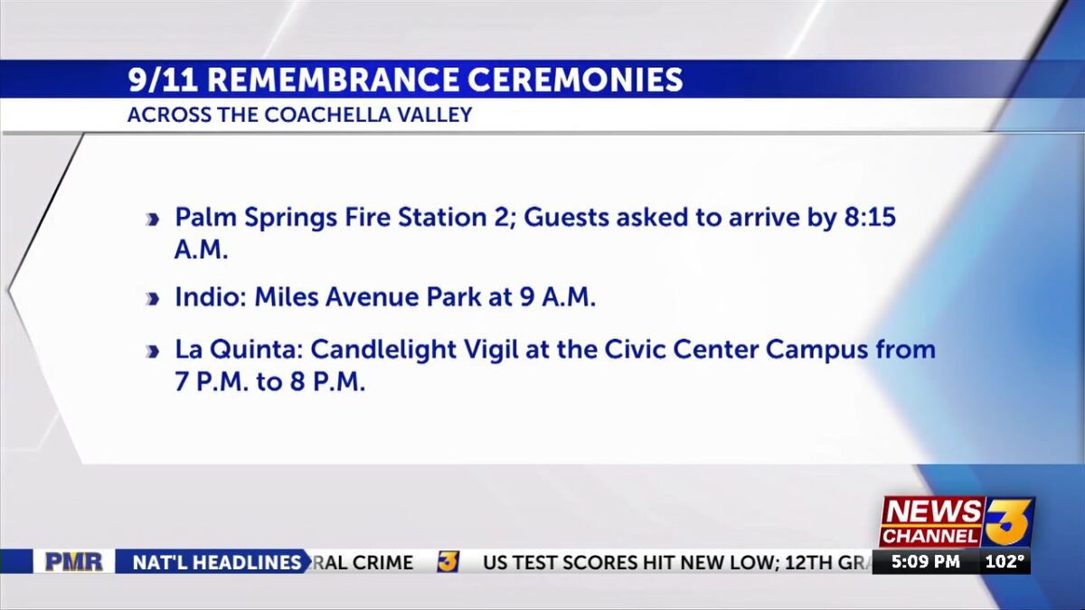 Local 9/11 remembrance events
