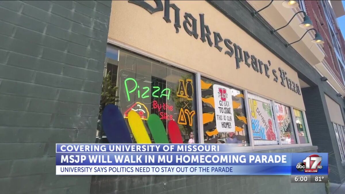 MSJP plans to march in University of Missouri Homecoming Parade