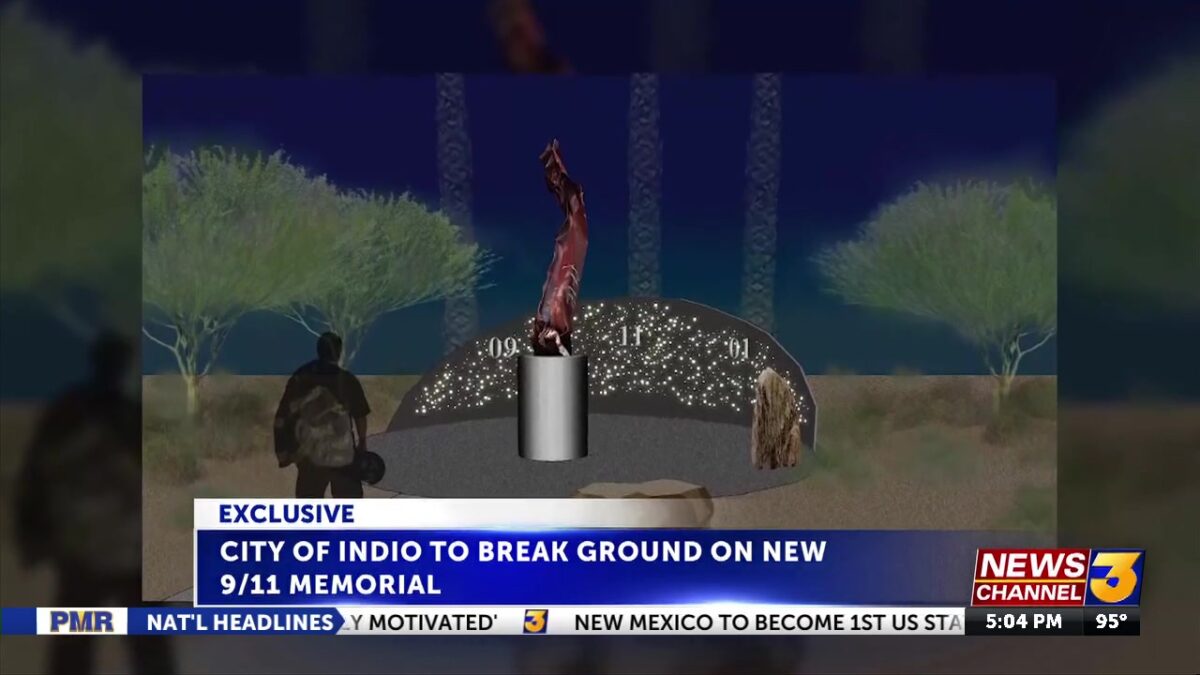 City of Indio to break ground on new 9/11 memorial featuring artifact of the World Trade Center