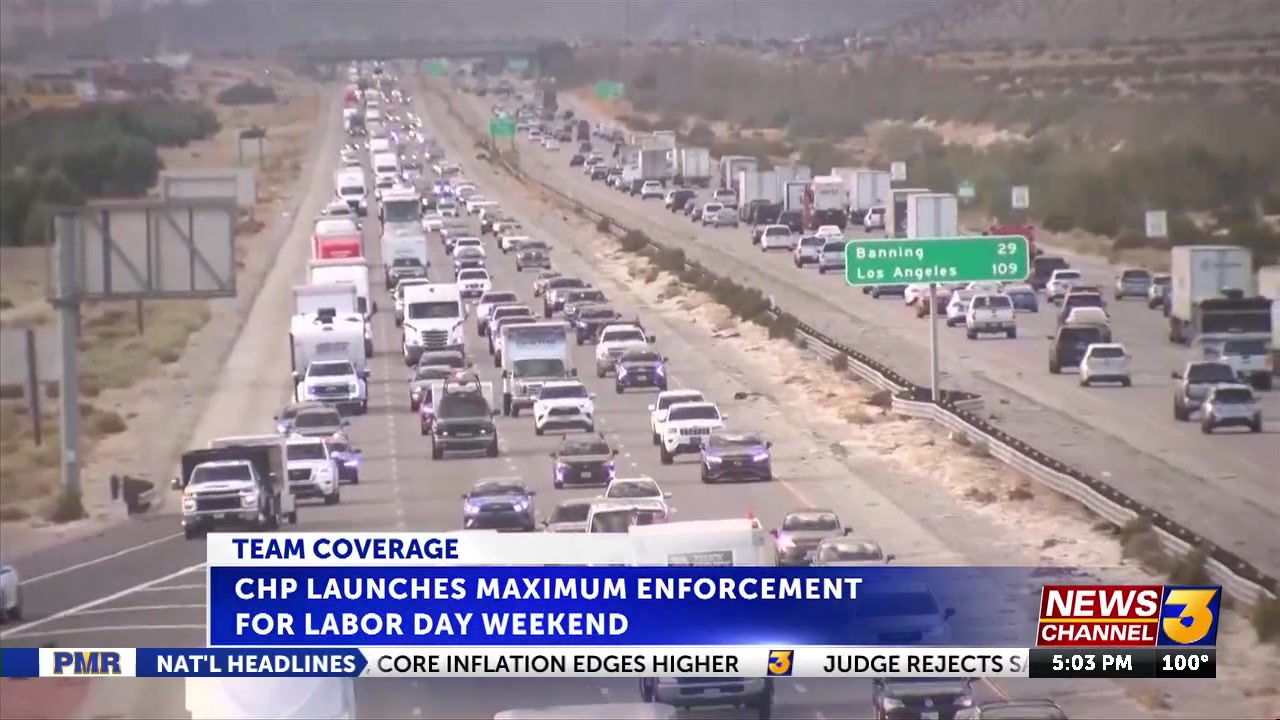 CHP launches maximum enforcement for Labor Day weekend as millions hit the road