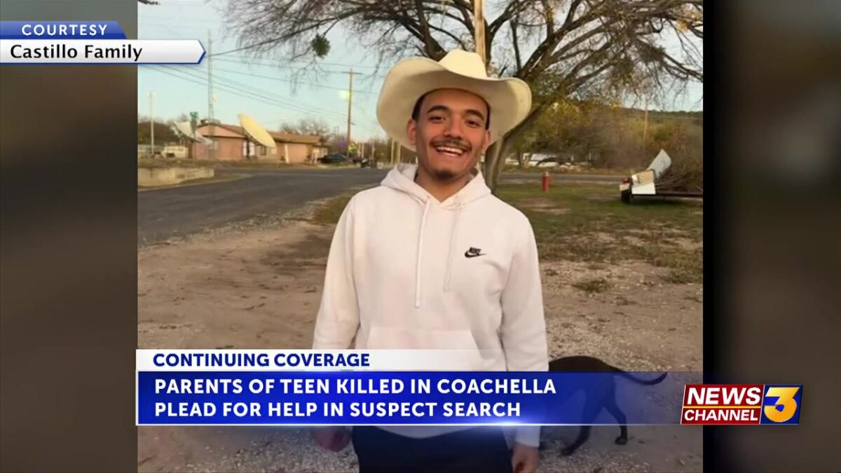 Parents of teen killed in Coachella shooting plead for help in finding suspect