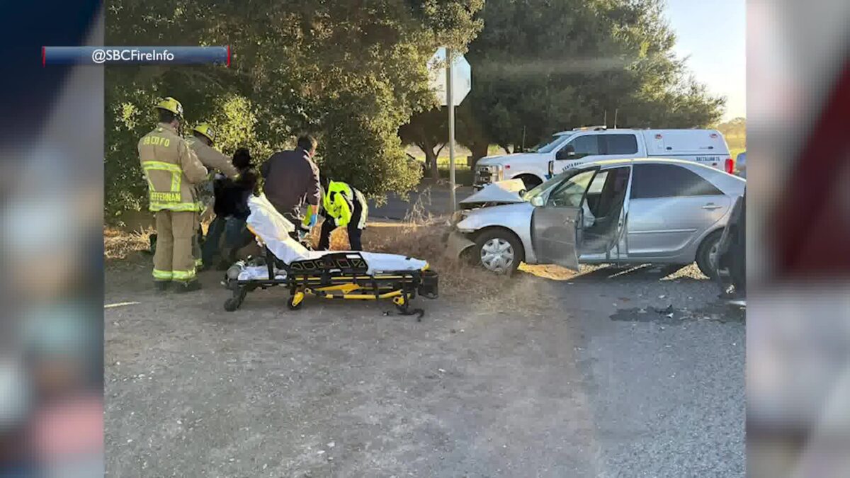 Drivers Injured in Santa Ynez Two-Vehicle Crash