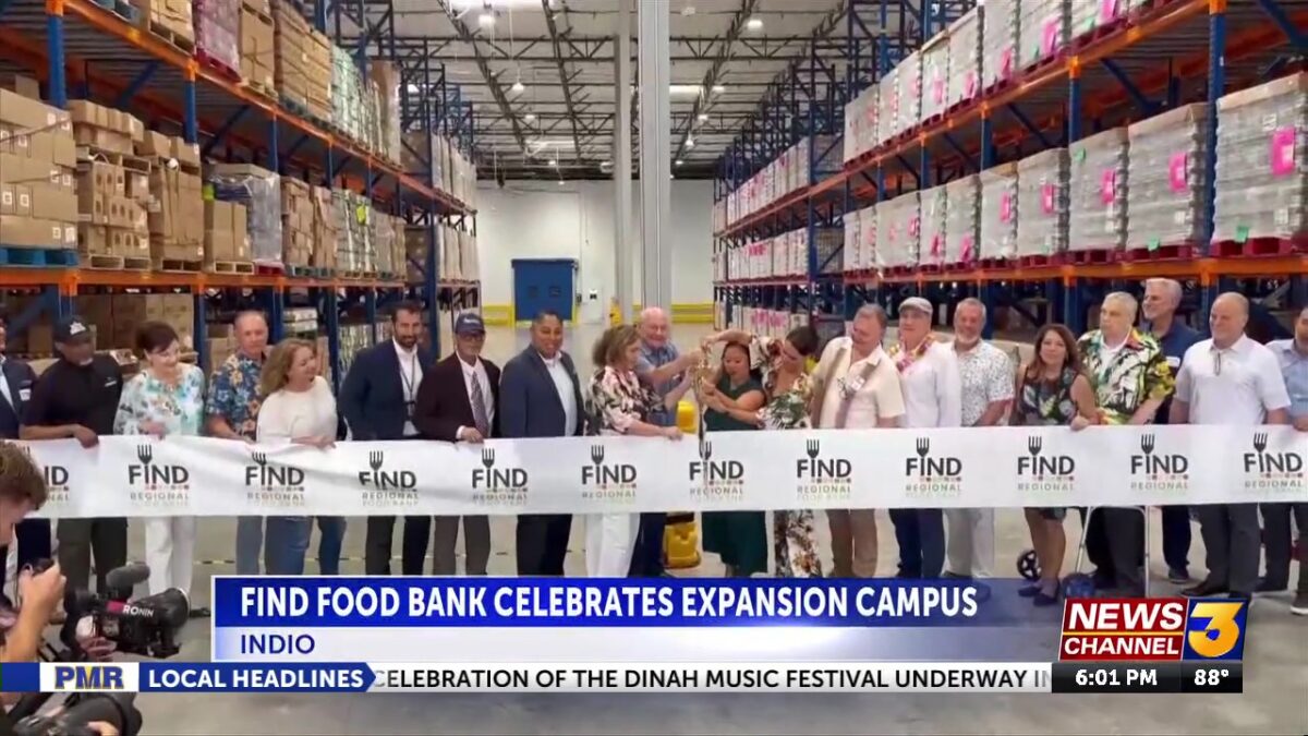 Find Food Bank opens new regional warehouse to expand services and combat hunger