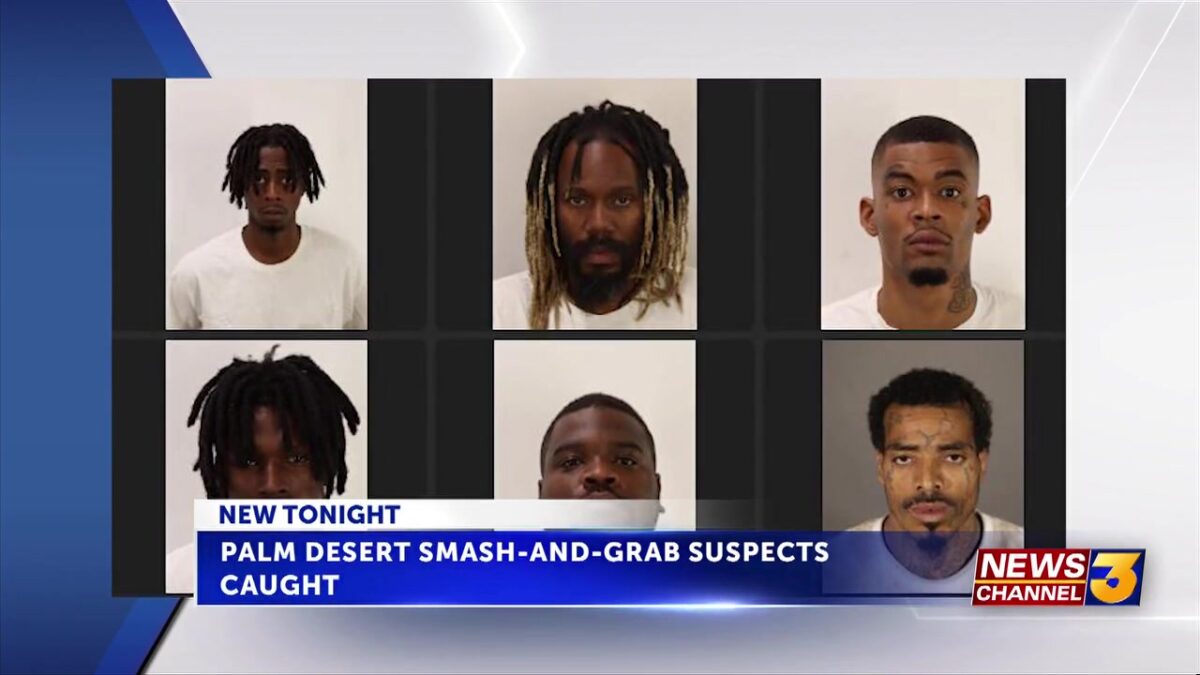 Six arrested on suspicion of jewelry store robbery spree