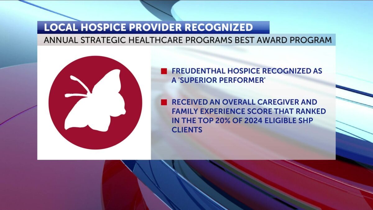 Freudenthal Hospice earns SHPBest ‘Superior Performer’ caregiver award