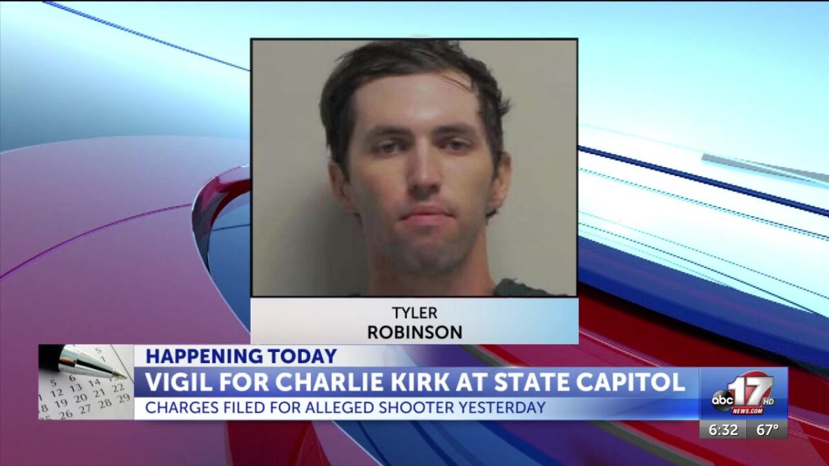 Vigil to be held for Charlie Kirk at the State Capitol