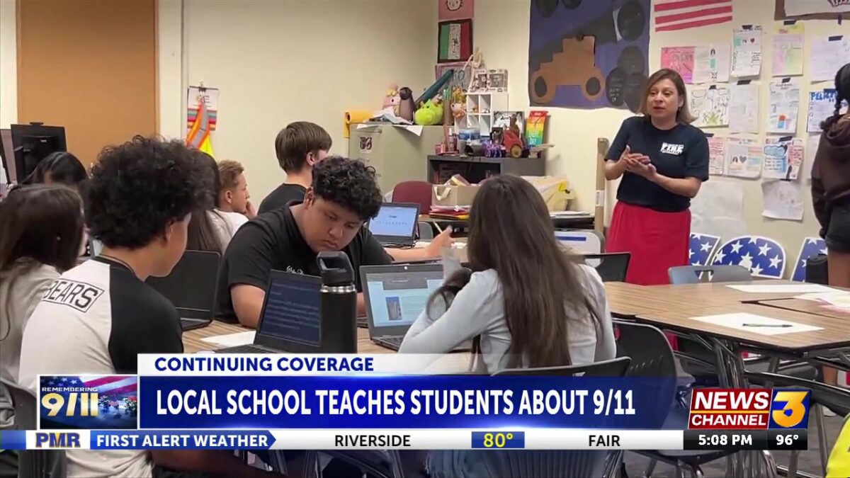 Raymond Cree Middle School discusses how they teach students about 9/11