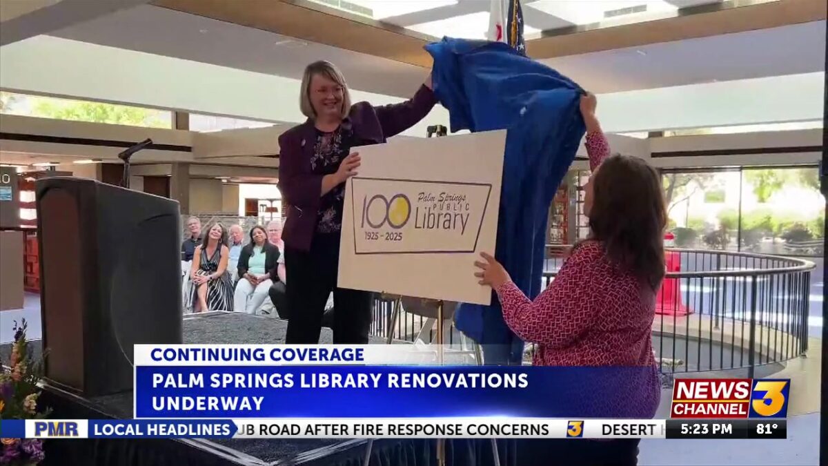 Community leaders break ground for new Palm Springs Public Library
