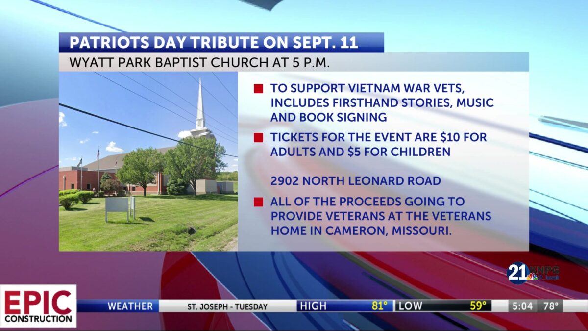 St. Joseph to honor Vietnam War vets with special Patriots Day tribute Sept. 11