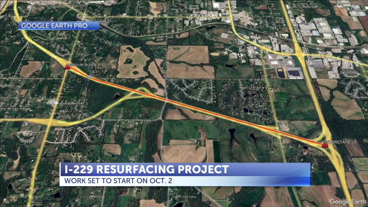 Section of I-229 to be resurfaced