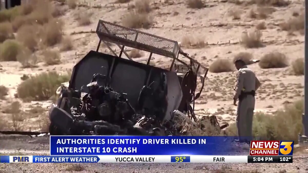Driver dies after crash