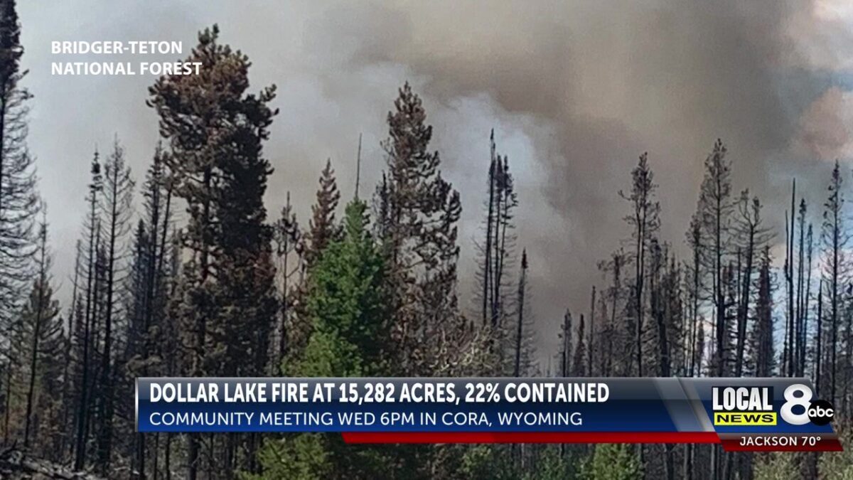 Dollar Lake Fire grows to over 15