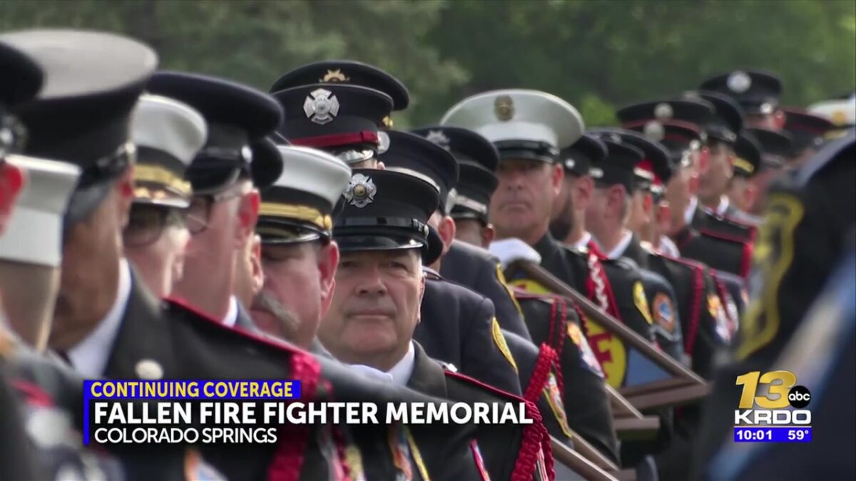 Thousands pay tribute to fallen firefighters during annual memorial in Colorado Springs