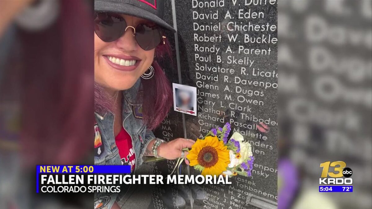 Hundreds gather in Colorado Springs for Fallen Fire Fighter Memorial
