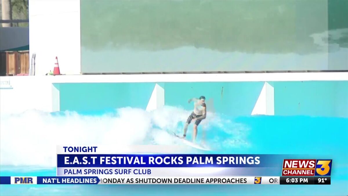 Inaugural “E.A.S.T” Festival launches at Palm Springs Surf Club