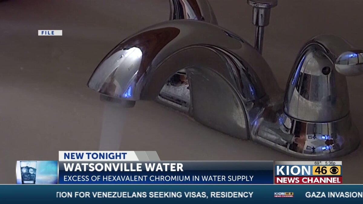 Above state standard levels of Hexavalant Chromium found in Watsonville water supply