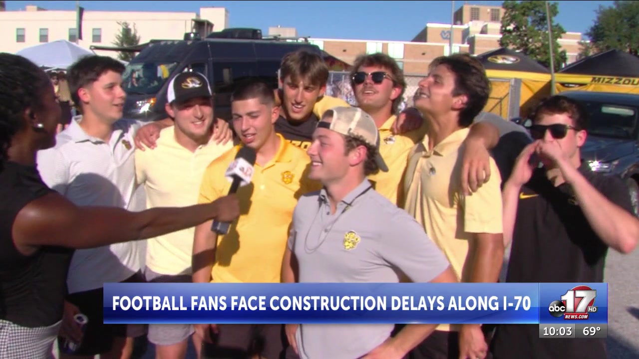 Football fans face road construction on first Mizzou game day