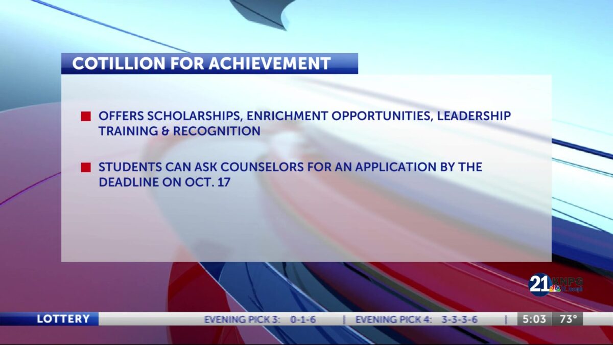 Cotillion for Achievement announces scholarship opportunities for Class of 2026