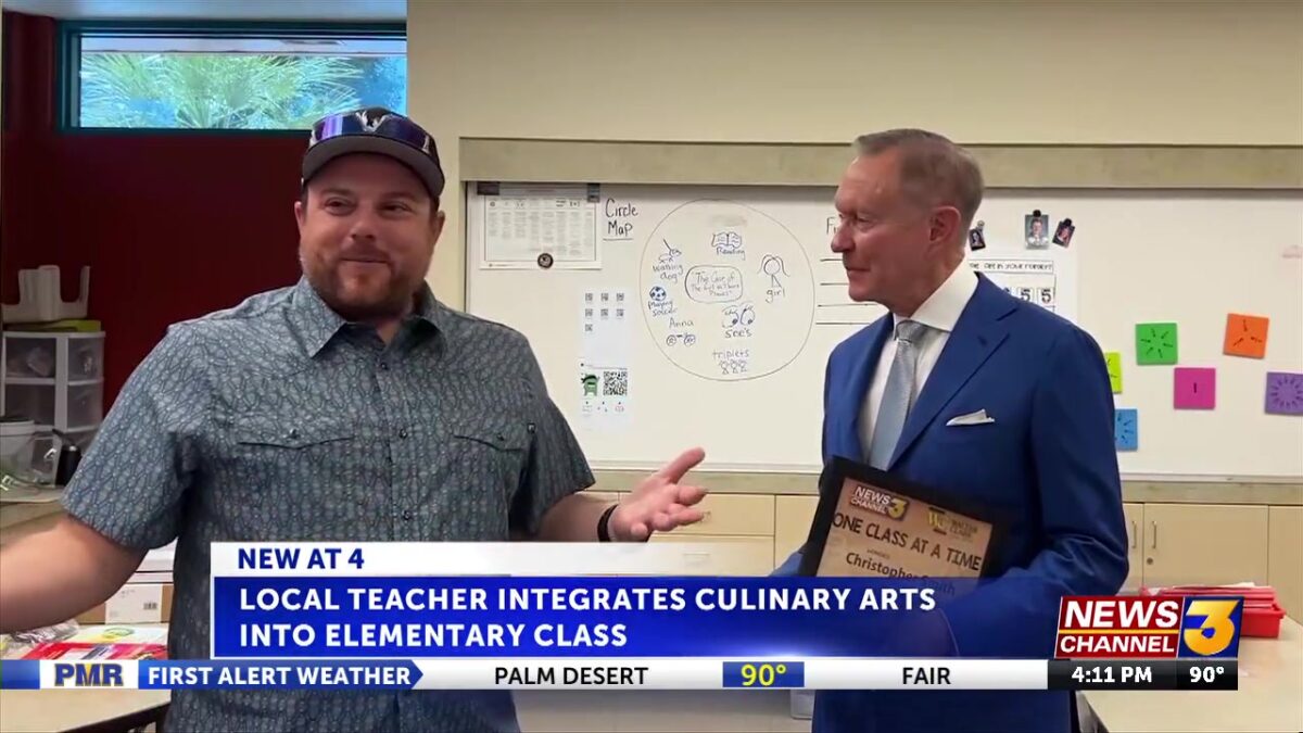 One Class at a Time: Local teacher integrates culinary arts into elementary class